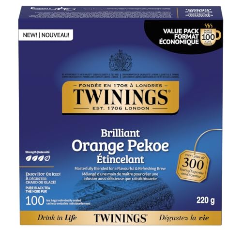 Twinings Orange Pekoe thé noir pur 100 sachet 4