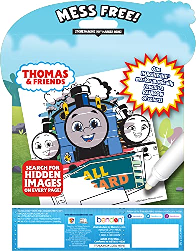 Bendon Thomas All Engines Go 20 Page Imagine Ink Coloring Book with 1 Mess Free Marker - Thumbnail 5
