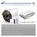 uxcell 394mil 32.29sqft Car Exhaust Muffler Heat Sound Deadener Insulation Mat Aluminum Foil Foam 118