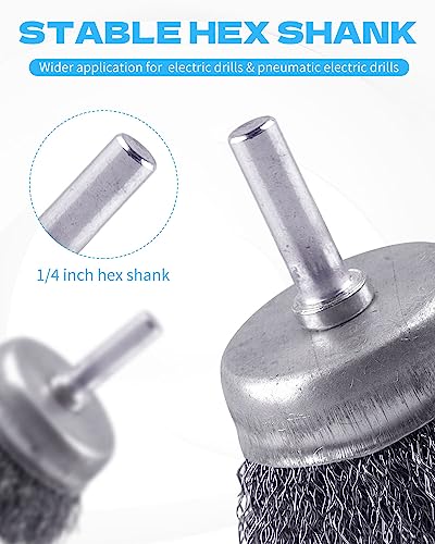 Rocaris 7 Pack Carbon Steel Wire Wheel Brush thumb #3