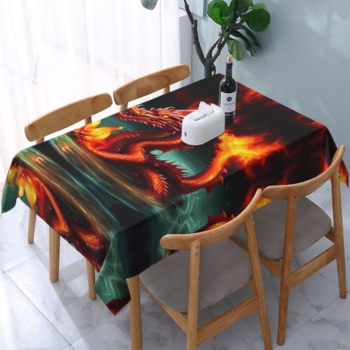 Nappe dragon grand format pour protéger et décorer votre table - 2