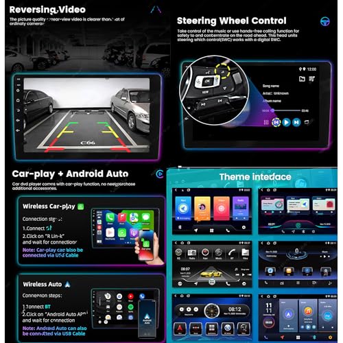 Navegador GPS coche Peugeot 2008 con pantalla Android 14 de 9" y radio multimedia Plug and Play 7