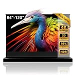 NothingProjector ALR CLR Beamer Leinwand für UST Ultrakurzdistanz-Projektor, motorisiert & elektrisch bodenstehend, 95% Umgebungslicht abweisend, 4K/8K UHD Laser-TV-Leinwand, 100 Zoll, Keine Montage