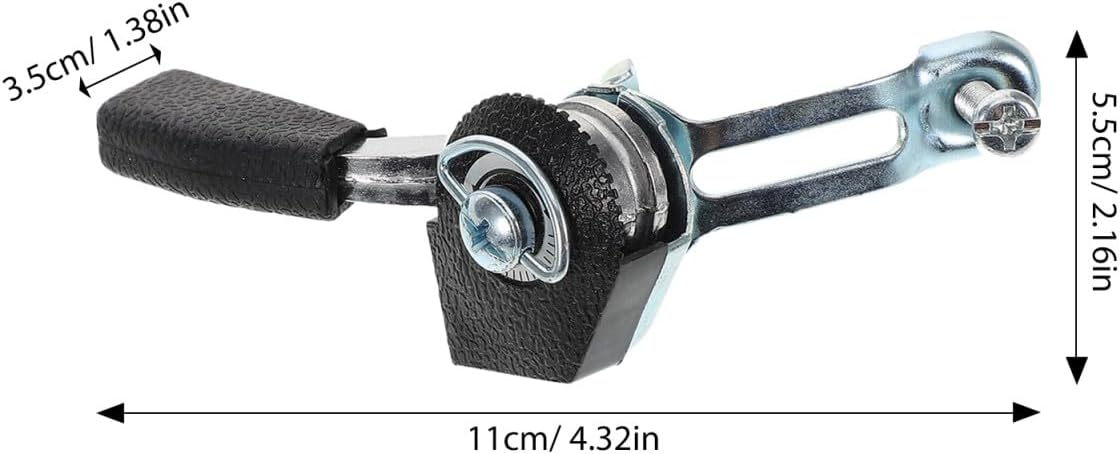 Toddmomy Bike Shifter Lever Set Aluminum Thumb Trigger Bicycle Gear Shifter Compatible with Mountain and Road Bikes for Precise Speed Control and Cycling Performance