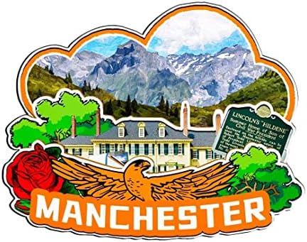 Manchester Vermont USA Magnet Fridge Magnet Wooden 3D Landmarks Travel Collectible Souvenirs Decoration Handmade -1897 image 5