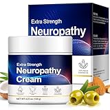 Neuropathy Pain Relief Cream Extra Strength for Soothing Feet, Legs, Back, Joints, Muscles, Nerve Aches, Deep Hydration, with Rosemary, Lavendar, Natural Formula, Gentle & Fast-Absorbed|120g