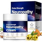 Extra Strength Neuropathy Relief Cream with Plant-Based Essential Oils - Soothes Nerve Discomfort, Muscle & Joint Pain, Deeply Hydrating with Aloe & Shea Butter, Non-Greasy & Non-Irritating, 120g