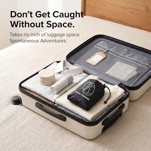 Mochila Plegable Ultraligera Negra para Senderismo miniatura 7