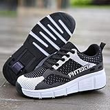 ★ Regalos para niños: estos zapatos con ruedas son fáciles de aprender, cómodos de usar, es un regalo sorpresa para niños para cumpleaños u otras celebraciones.
