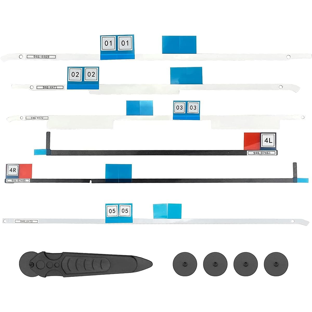 Kit de reparación de Pantalla, Tira Adhesiva de Pantalla LCD para Apple iMac 21,5" A1418 Retiona 2017 2019 2020