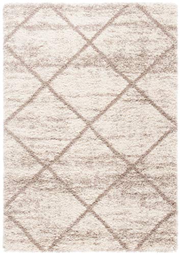SAFAVIEH Hudson Shag Collection Area Rug - 6' x 9', Multi Ivory &...