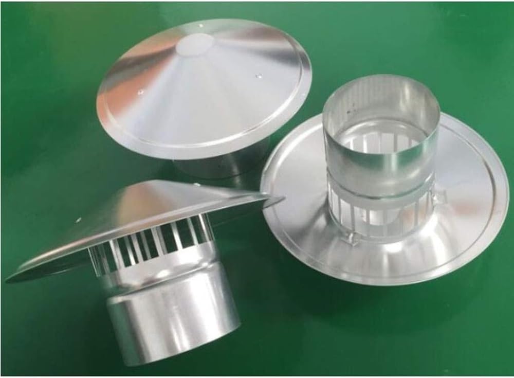 Cappellino per camino, protezione per uccelli, in acciaio inox, copertura per canna fumaria, cappellino da pioggia e neve