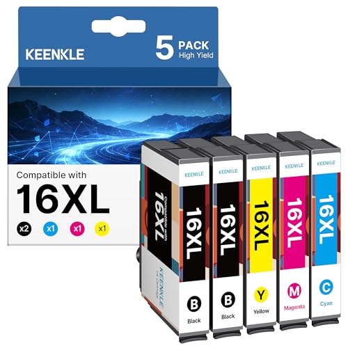 KEENKLE 16XL Cartucce Compatibili per Epson 16 XL Multipack per