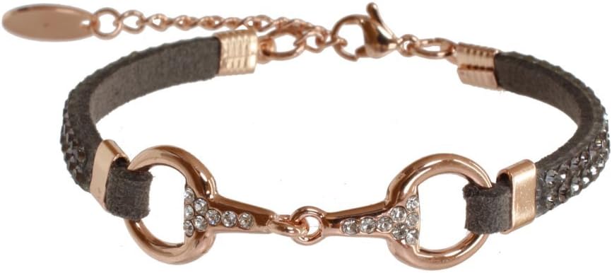Lilo Steel Horse Bridle Snaffle Equestrian Pony Horse Jewellery Rhinestone Jewellery, Size 16/19, Christmas Gift