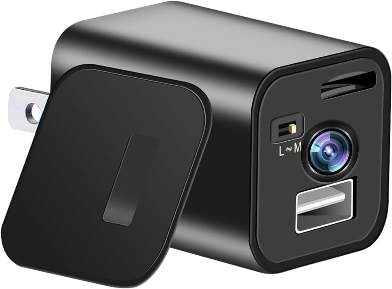 OKEYTECH Wired 1080p Full HD Camera Work 24 Hours with Power Audio and Video Recording - Charger with 128GB SD Card (No WiFi Needed)-image-23