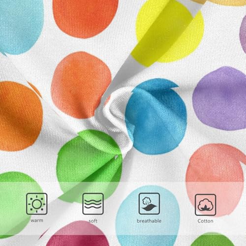 Girls Underwear Toddler 2t Cotton Panties Little Girl Designer Briefs Undies Kids Colorful Painted Dots White3