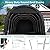 EROMMY Carport 12 x 20 FT Heavy Duty, Portable Garage with All-Steel Metal Frame and Round Style Roof, Anti-Snow Car Canopy Outdoor Storage Shelter for Car, Truck, Boat