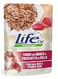 FORMATO PRATICO: Bustine salvafreschezza da 70 gr facili da servire, ideali per garantire porzioni sempre fresche e appetitose per gatti adulti