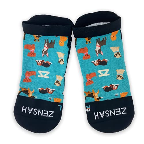 Image of Zensah Limited Edition No-Show Running Socks - Anti-Blister Comfortable Moisture Wicking Sport Socks for Men and Women
