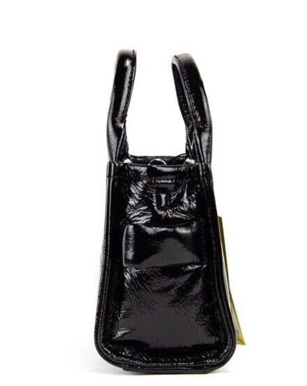 Marc Jacobs The Shiny Crinkle Crossbody Tote Bag Black 1 One