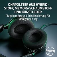 Razer Kraken V4 X - Kabelgebundenes PC-Gaming-Headset (Triforce 40-mm-Treiber, einziehbares Nierenmikrofon, 7.1-Surround-Sound, Chroma RGB, für PC - Konsolen & Mobiltelefone über USB-C) Schwarz – Ansicht 5