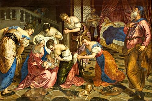 Tableaux Graffiti Art Mural de Tintoretto : une impression d'art raffinée au format 60x90cm