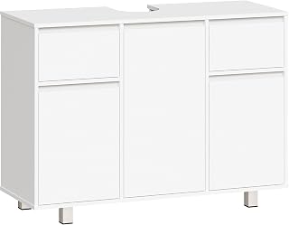 BEWISHOME waschbeckenunterschrank Badezimmer Unterschrank mit 2 schubladen