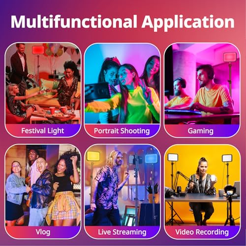 Torjim-RGB-Photography-Video-Lighting-Studio-Lights-with-Adjustable-Tripod-Stand-16-Color-Lighting-for-Video-RecordingYouTubeTikTokLive-StreamingMake-upVlogging