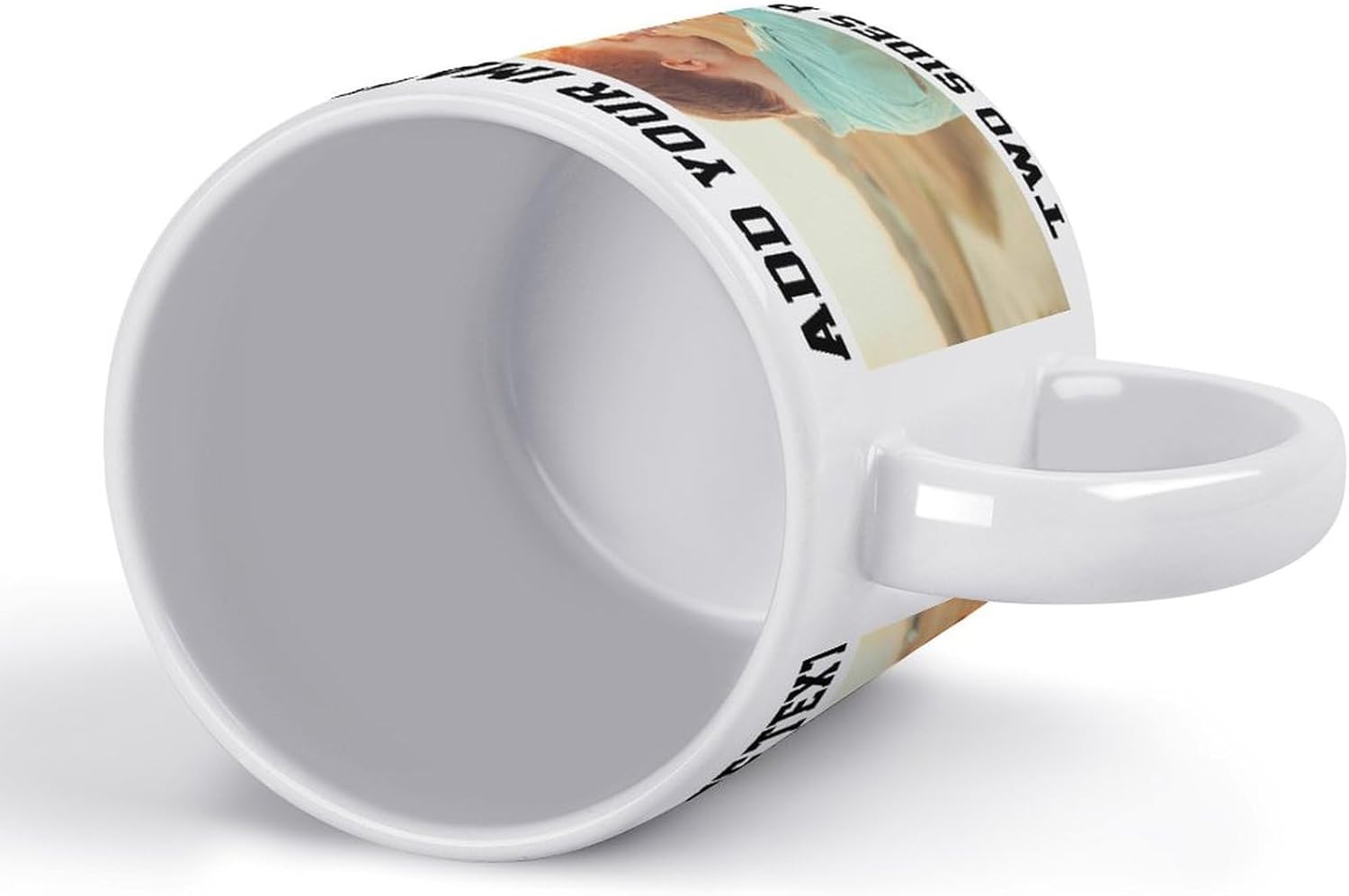 Personalized Coffee Mug Design Your Own Custom with Photo Text Logo Novelty Customized Gifts for Anniversary Birthday Christmas, for Dad, Mom, Husband, Wife 11oz Both Sides Print, White - Image 7