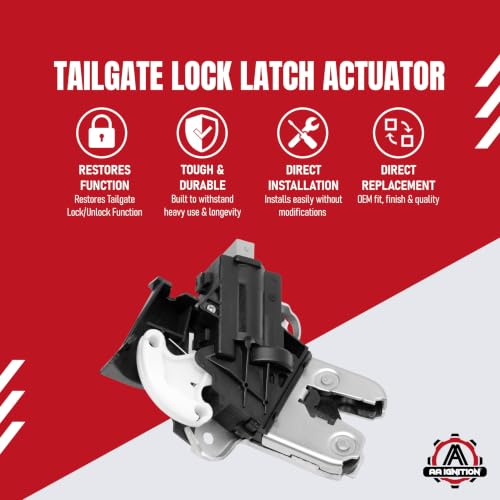 Image of Power Door Lock Actuator 4 Pcs - Compatible with Cadillac, Chevrolet, GMC - Escalade, Escalade ESV, Escalade EXT, Avalanche, Silverado 1500, Silverado 2500 HD - Door Lock Actuator Motor - 2007-2009