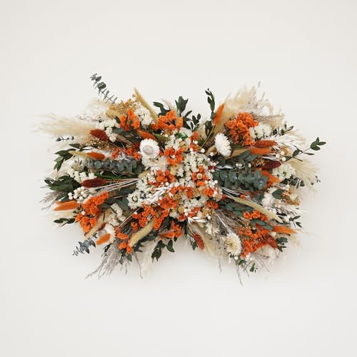 Arco decorativo boho para bodas con flores secas miniatura 1