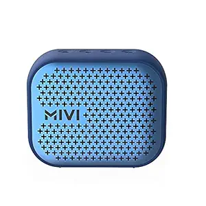 (Refurbished) Mivi Roam 2 Wireless Bluetooth Speaker 5W, Portable Speaker with Studio Quality Sound, Powerful Bass, 24 Hours Playtime, Waterproof, Dual Pairing, Bluetooth 5.0 and in-Built Mic with Voice Assistance