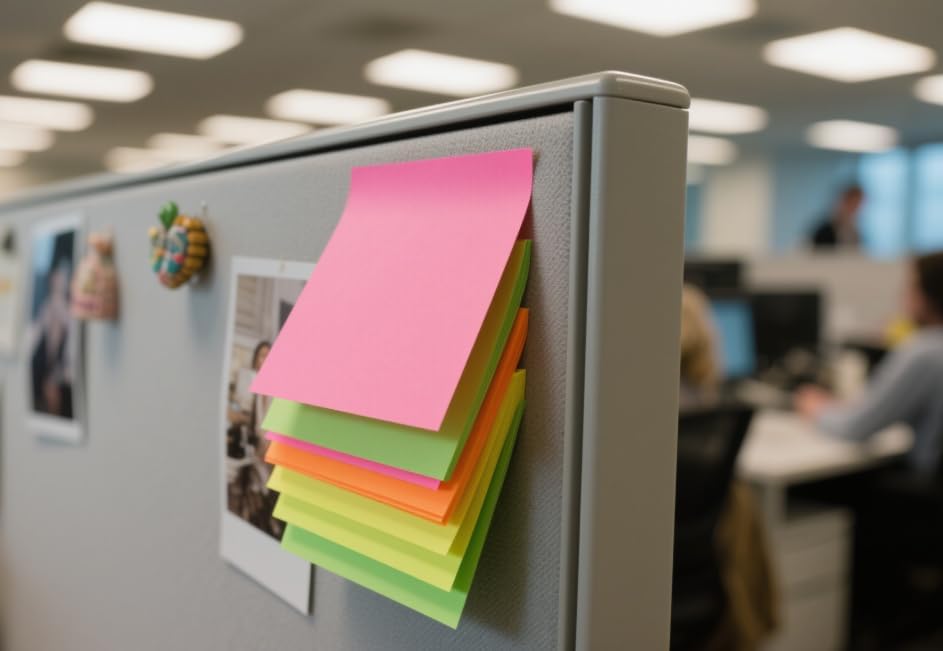 Miniatura 4 de Notas súper autoadhesivas 3 x 3 pulgadas, 2 blocs de 5 colores clásicos, 400 páginasbloc, total de 800 páginas, papel resistente de 2.82 ozm que no