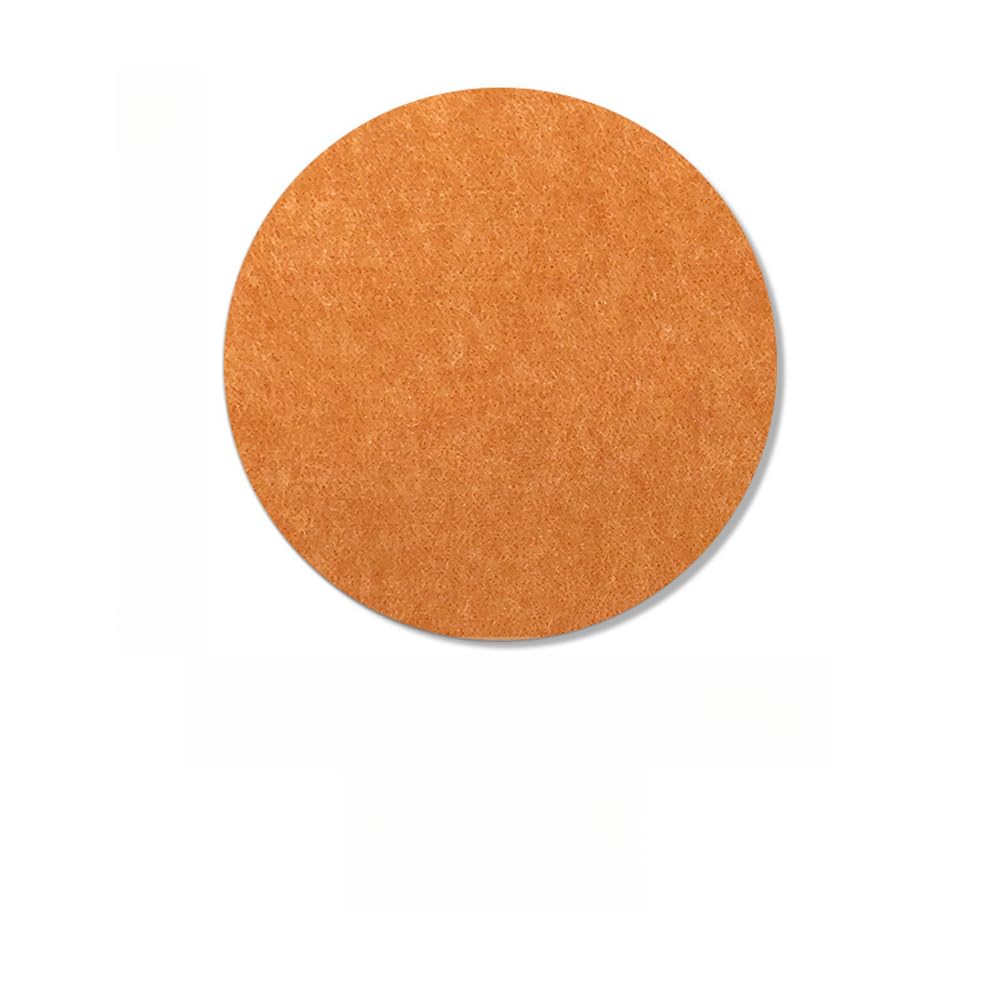 Round Cork Boards,Felt Bulletin Board for Walls,Cork Notice Pin Memo Boards,Linen Farmhouse Decorative Vision Board Corks Boards for Office Decor (Jin Tong,40 * 40CM)