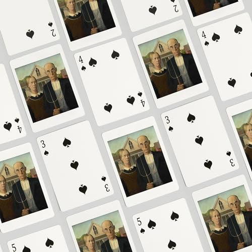 Baraja American Gothic 52 cartas tamaño póker miniatura 4