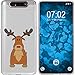 Produktbild PhoneNatic Silikonhülle für Samsung Galaxy A80 Christmas X Mas M3 Galaxy A80 + Schutzfolie