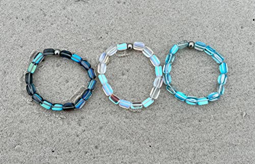 HOPE INSPIRED Mermaid Glass Bracelet with Pebble Shaped Illuminating Beads2