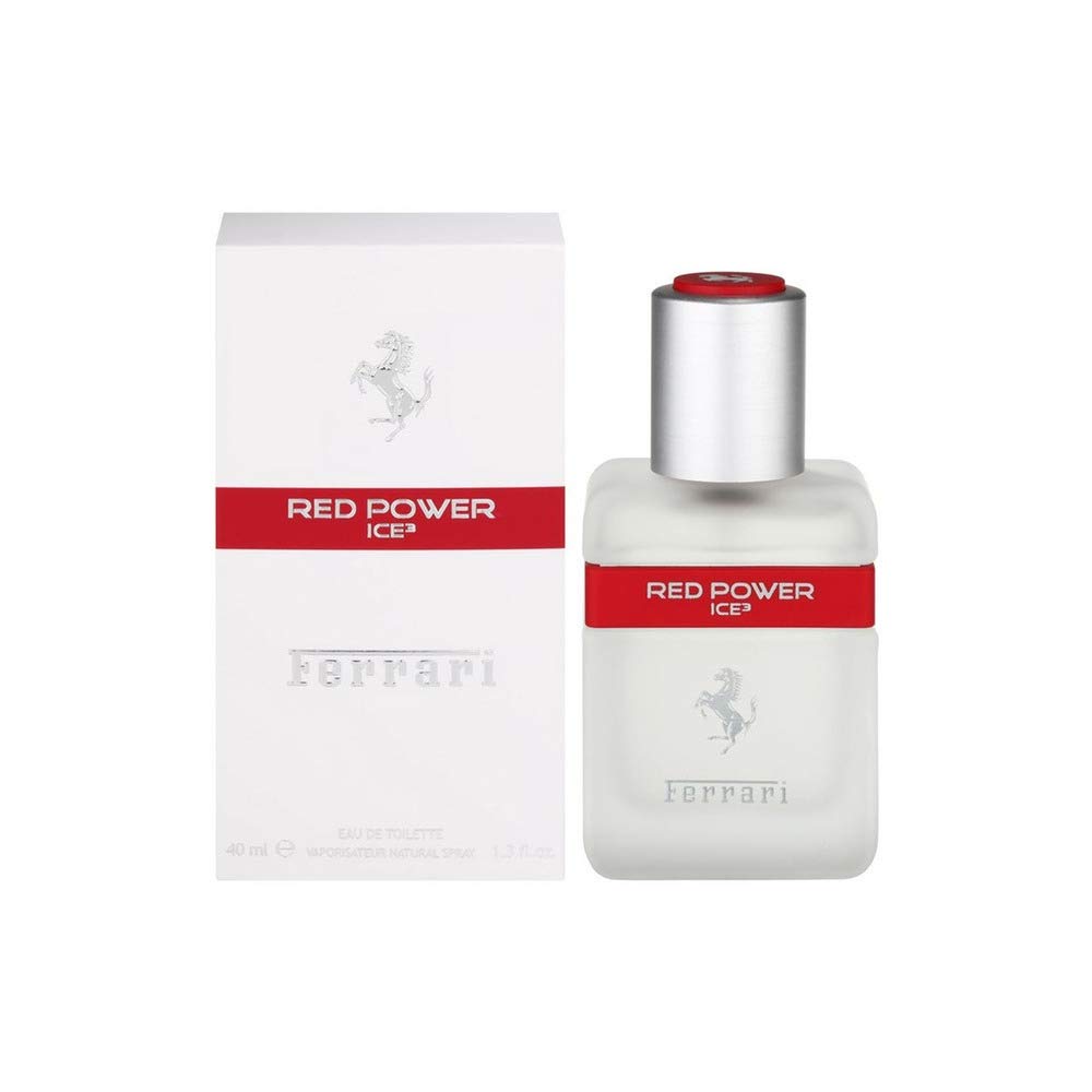 FERRARI Red Power Ice 3 Eau de Toilette For Men, 40 ml