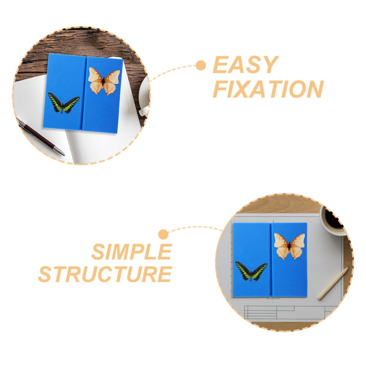 2pcs Eva Foam Insect Specimen Pinning Boards 14x14x2cm High-Density Mounting Display for Science Classroom Biology Projects and Butterfly Collection
