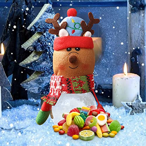 Beach Bachelorette Party Favors Christmas Candy Jar Fawn Christmas Snowman Old Man Gift Box Adult Children Doll Gift Jar Ornament Party Decorations For Girls 11Th Birthday (Clear, One Size) #TOP3