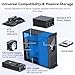 4U Server Chassis, Server Case with Hard Drive Bays and 7 PCI Slots, Rackmount Cases for Data Center and Gaming, Supports ATX, Micro-ATX, Mini-ITX Motherboards, 2X Front USB 3.0, Lockable Front Panel