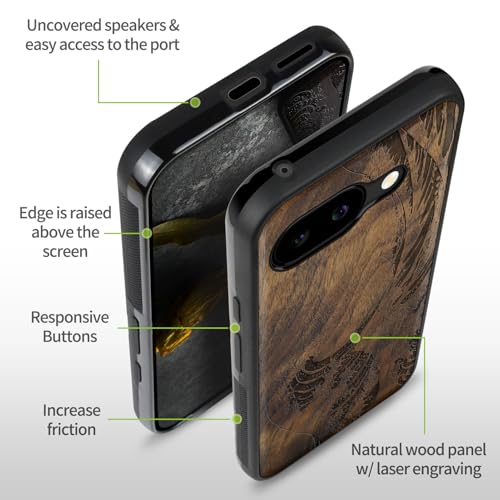 Étui bois Pixel 9a antichoc pour protéger votre écran des chutes - 6