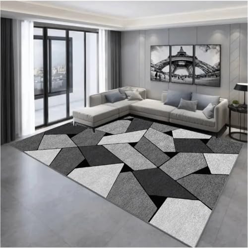 Tapis de canapé géométrique pour réchauffer un salon au décor moderne - 2