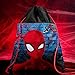 Disney Kids Drawstring Bags - Swimming Bag, School PE Bag (Red/Blue Spiderman)