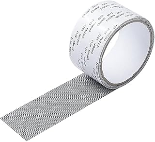 KLVN Window Net Anti-Mosquito Mesh Tapes Sticky Wires Patch Repair Tapes New Screen Window Door Mosquito Netting Patch Repair Tools (Color : White, Size : 5cm x 200cm)