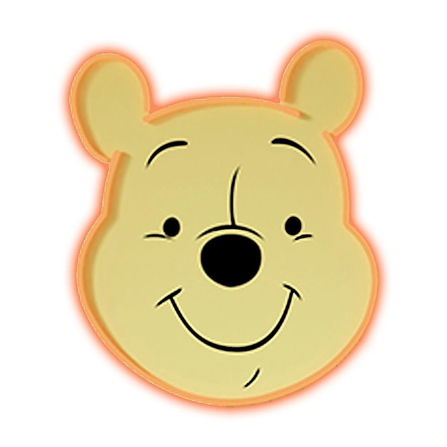 Yellowpop Letreros de neón, Disney Winnie The Pooh (cara), letreros de neón para decoración de pared, luces LED de neón de bajo consumo para todas las paredes, fácil de instalar, letrero de neón