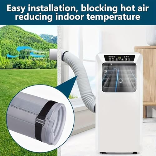 Gaine pour climatiseur d'appartement et bureau pour isoler le tuyau d'évacuation mobile - 2