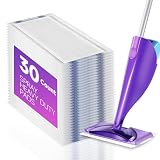 Disposable Mop Pad Refills,for Swiffer Wet Pads Refill Compatible for Swiffer WetJet Spray Mop, 4 Layers Thickened Extra Strong Dirt Locking and Water Absorbent, Powerful Stain Removal,30 Count