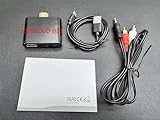 CAMWAY HDMI Audio Extraktor, 4K HDMI zu 3.5 mm Stereo Splitter Adapter Konverter, Plug and Play unterstützt PCM 2.0 Stereo Audio Fire TV Stick