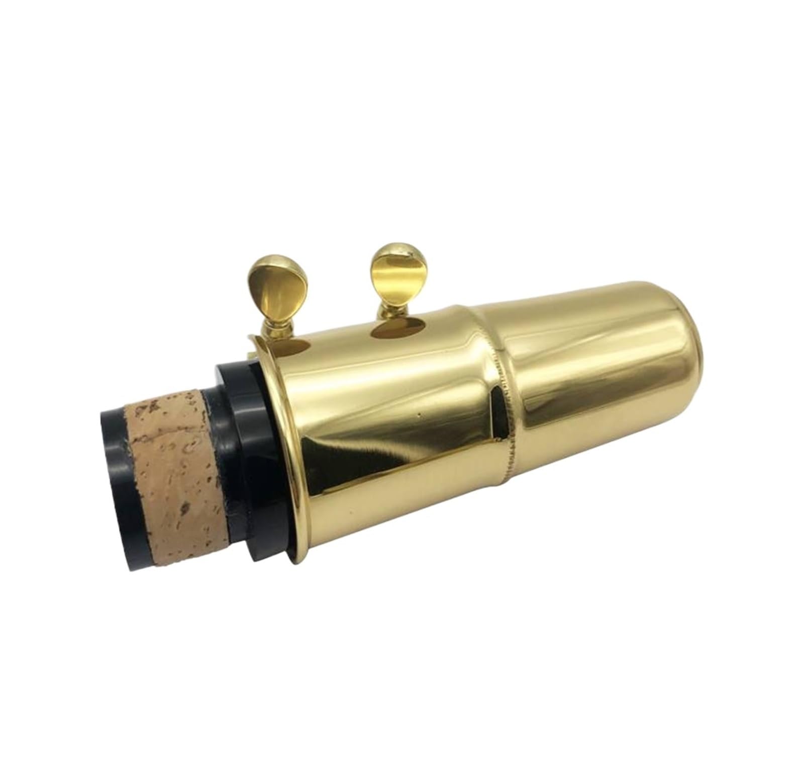 clarinete accesorios instrumentos Boquilla De Clarinete Plano Bb, Conjunto Dorado De Cuatro Piezas, Boquilla, Tarjeta De Metal, Tapa De Anillo De Cobre, Accesorios Para Clarinete De Lengüeta